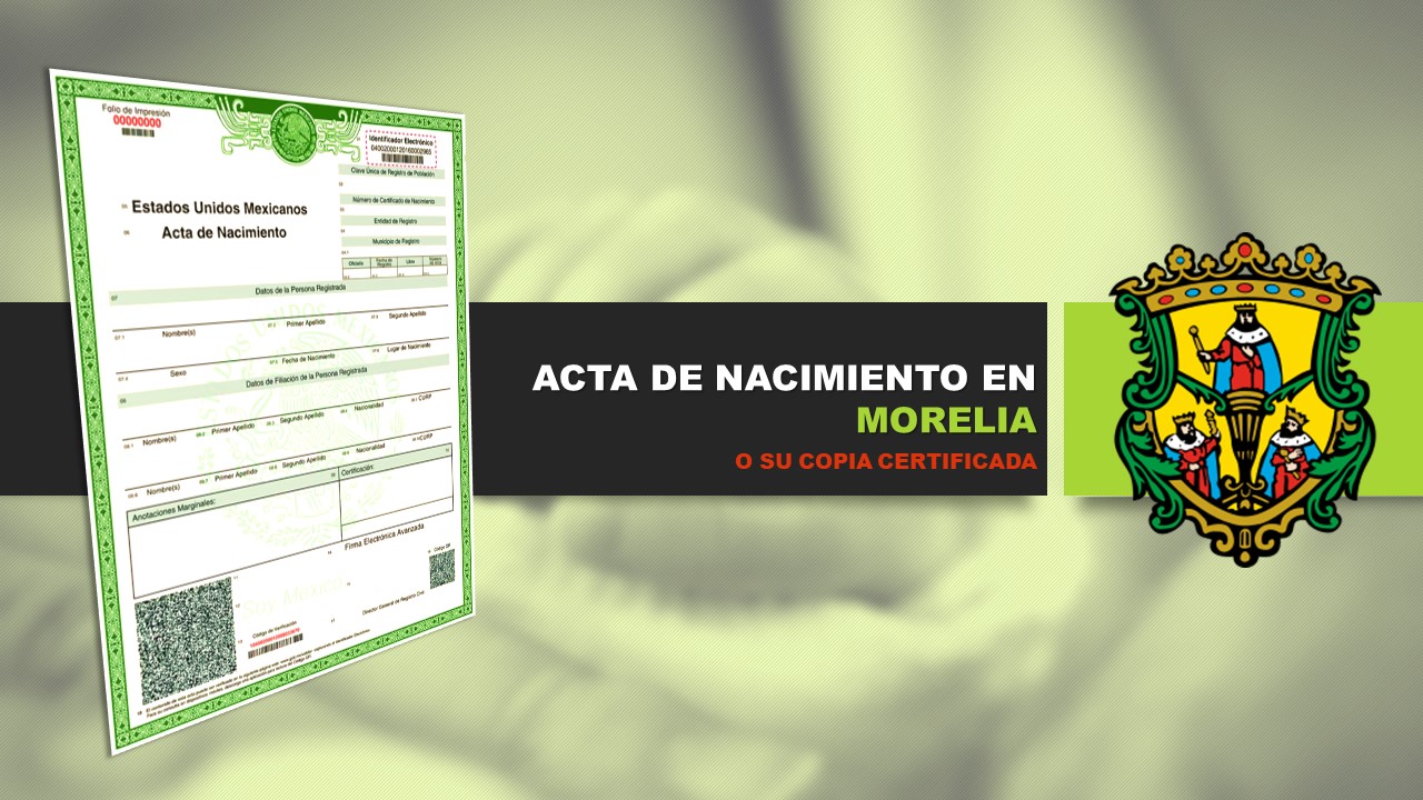 acta de nacimiento morelia