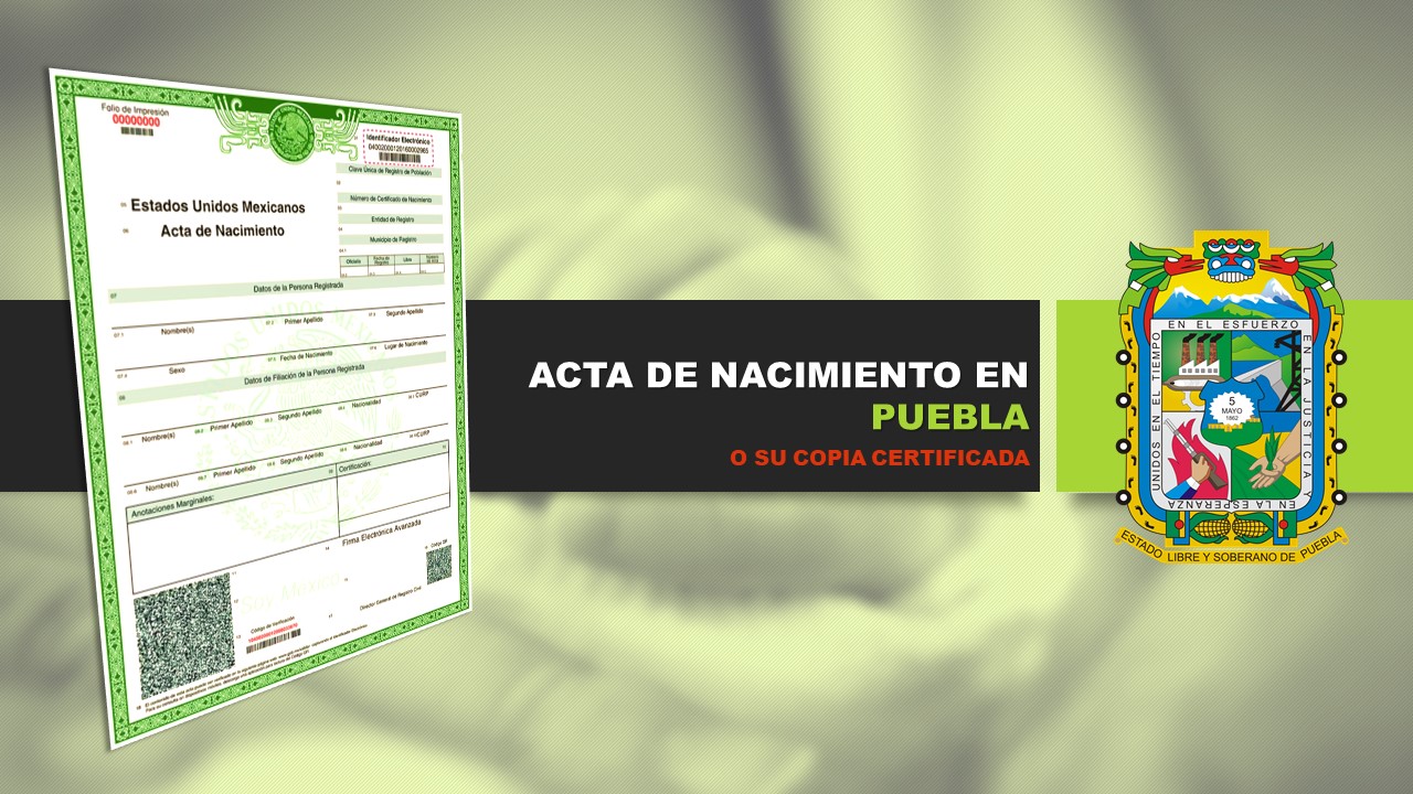 acta de nacimiento puebla