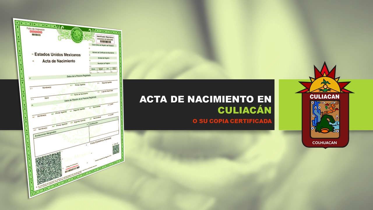 acta de nacimiento culiacán