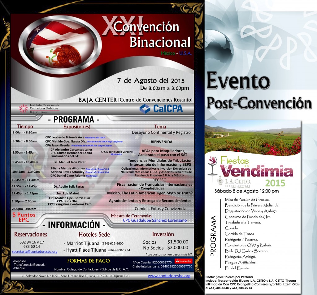 Anexo Comunicado 19.- XXI Convención Binacional