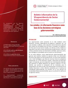 Los estados y la información financiera como base de las decisiones estratégicas gubernamentales
